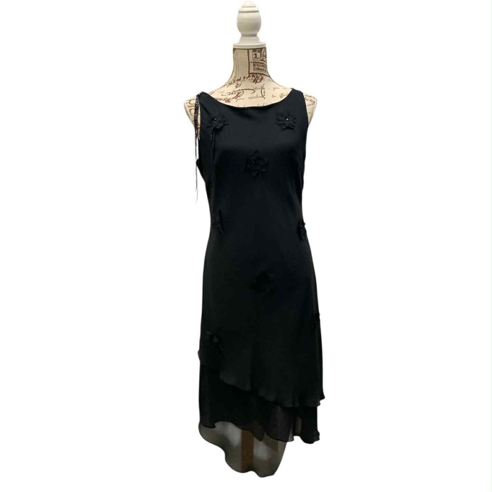 Rimini Black High Low Dress S12
